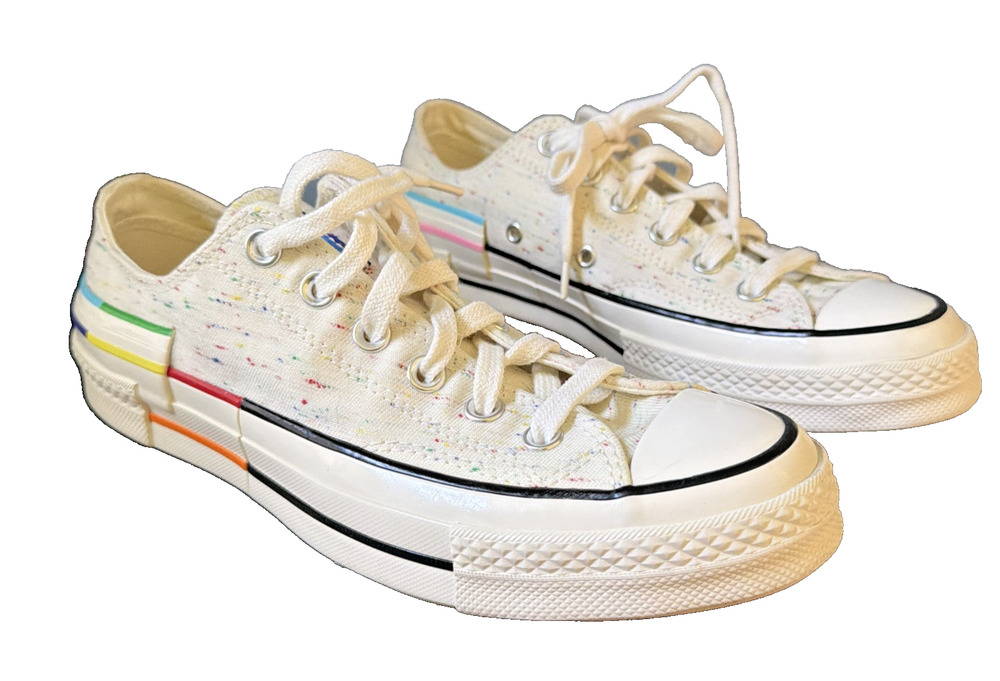 Converse Chuck 70 Pride Proud to Be Rainbow Sneakers Women’s 8 Men’s 6